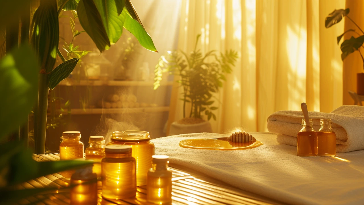 Medová masáž doma: Přírodní spa péče pro vaši pokožku
