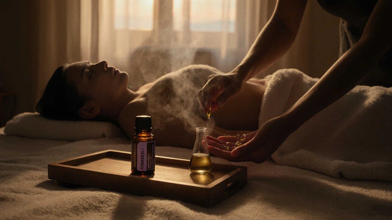 Aromaterapeutická masáž: Krok za krokem pro začátečníky