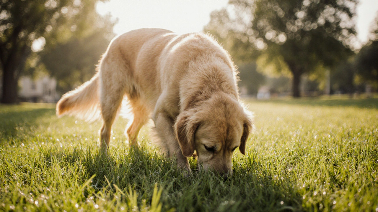 Proč psi žerou trávu? Vědecky ověřené důvody a co s tím dělat